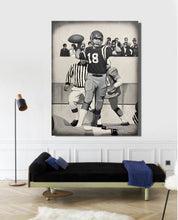 Load image into Gallery viewer, "Archie Black and White", 4ft by 3ft, Original Painting!