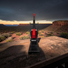Load image into Gallery viewer, "Black and Red", Pump Jack! Original Steel Sculpture.