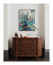 Load image into Gallery viewer, "Cactus Urbano", 24" x 18" Original Oil Painting.