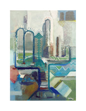 Load image into Gallery viewer, "Cactus Urbano", 24" x 18" Original Oil Painting.