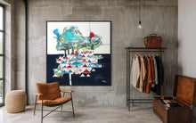 Load image into Gallery viewer, "The Grove #3" 5ft by 5ft, Original Painting!