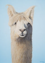 Load image into Gallery viewer, Blue Llama Print!