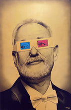 Load image into Gallery viewer, "24k Gold Bill Murray" Print!