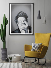 Load image into Gallery viewer, "Hey Chris!" Black and White Print!
