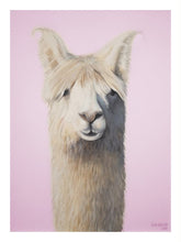 Load image into Gallery viewer, Pink Llama Print!