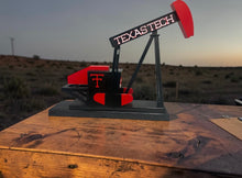 Load image into Gallery viewer, "Black and Red", Pump Jack! Original Steel Sculpture.
