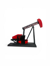 Load image into Gallery viewer, "Black and Red", Pump Jack! Original Steel Sculpture.
