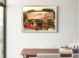 "Admiring The Shape of Your Skull"  Fine Art Print!!