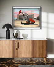Load image into Gallery viewer, &quot;Texas Tech Pump Jack! &quot; Fine Art Print
