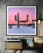 Load image into Gallery viewer, "Saguaro at Sunset #1" Fine Art Print.
