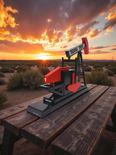 Load image into Gallery viewer, "The Pump Jack #1". Original Steel Sculpture
