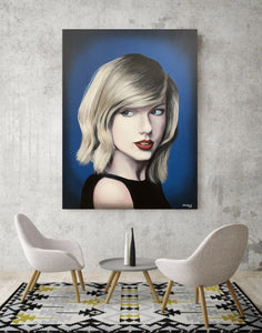 "T Swift" 4ft by 3ft. Original Painting
