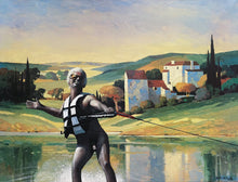 Load image into Gallery viewer, &quot;Walkin on Water Baby Billy&quot; 4 ft by 3 ft, Original Painting!
