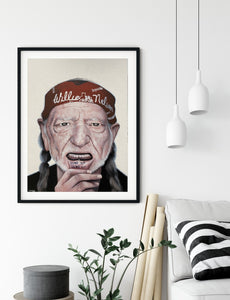 "Willie Suns Up Guns Up", Print!