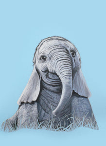 Blue Elephant Print!