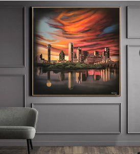 Dallas Skyline Print!