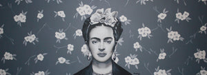 Frida Khalo Black and White Print!