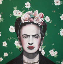 Load image into Gallery viewer, Green Frida Print!
