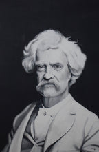 Load image into Gallery viewer, Mark Twain Black and White Print!
