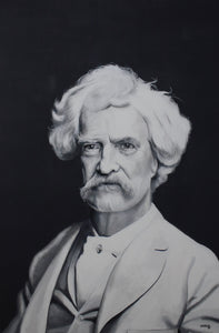 Mark Twain Black and White Print!