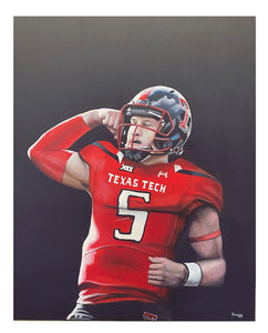 "Mahomes Guns Up 2" Print!