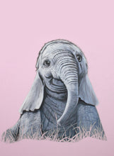 Load image into Gallery viewer, Pink Elephant Print!
