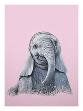 Load image into Gallery viewer, Pink Elephant Print!

