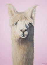 Load image into Gallery viewer, Pink Llama Print!
