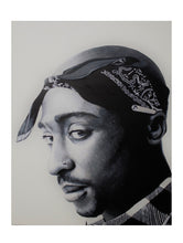 Load image into Gallery viewer, Tupac Black and White Print!
