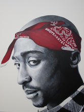 Load image into Gallery viewer, Hey Tupac Texas Tech Red Bandana Print!
