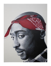 Load image into Gallery viewer, Hey Tupac Texas Tech Red Bandana Print!
