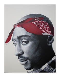 Hey Tupac Texas Tech Red Bandana Print!