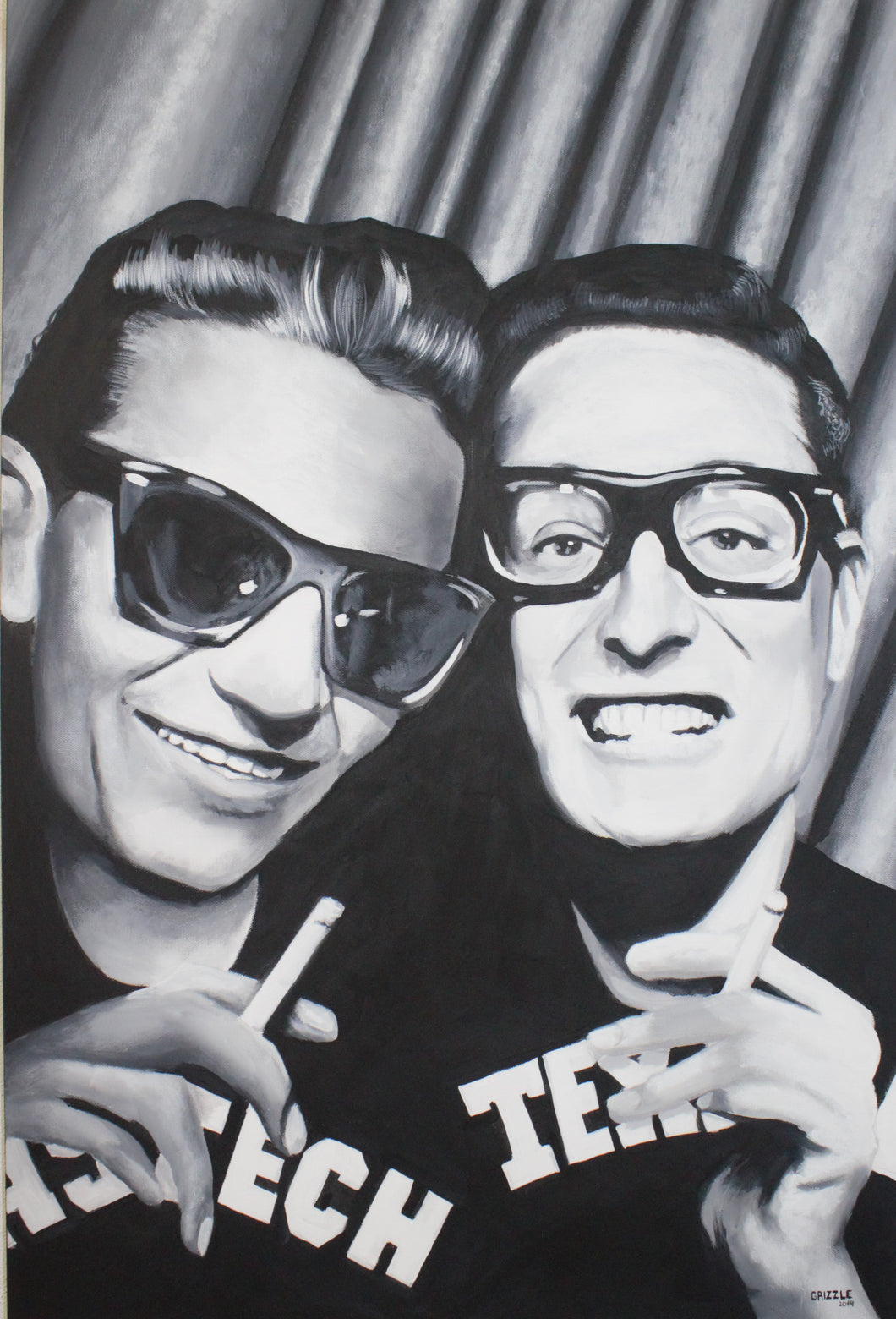 Buddy and Waylon Texas Tech Print!