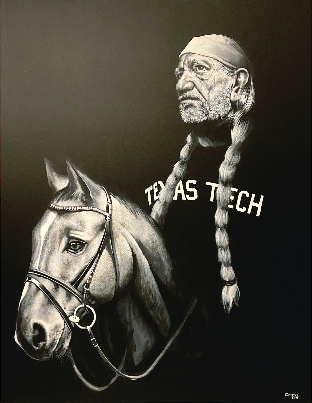 Willie and Horse Tech Study Print! 2021.