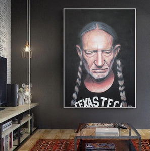 Willie Texas Tech Print!