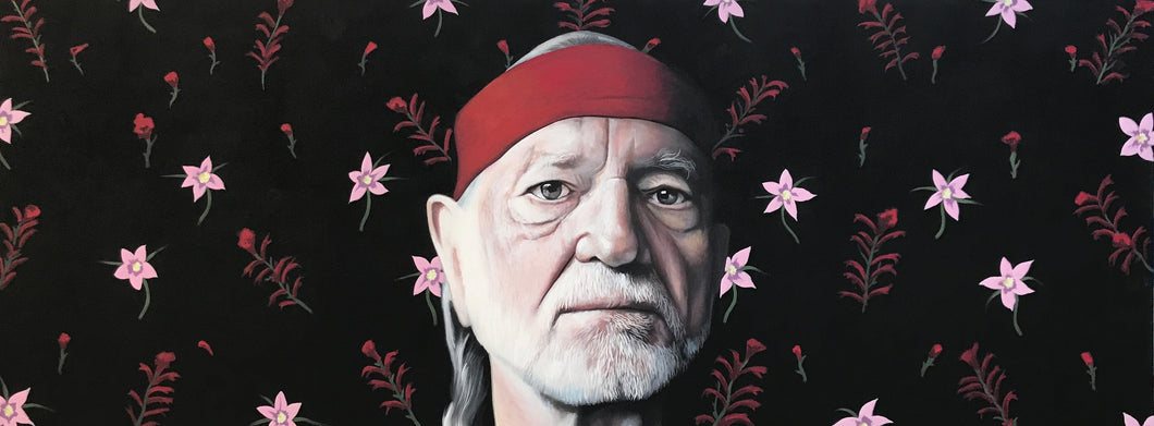 Willie in The Wild Flowers Print!