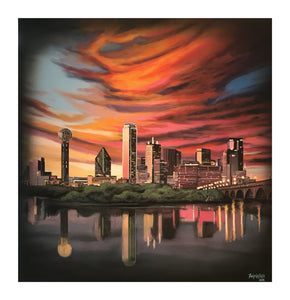 Dallas Skyline Print!