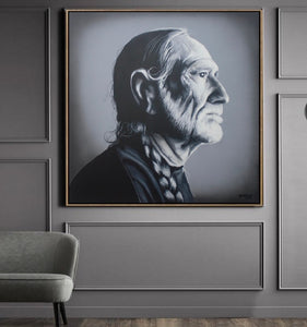 Willie Black and White Print!