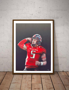 "Mahomes Guns Up 2" Print!